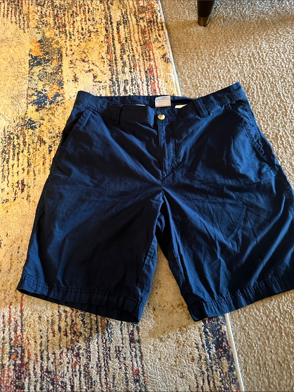 Men's Navy Casual Columbia Shorts